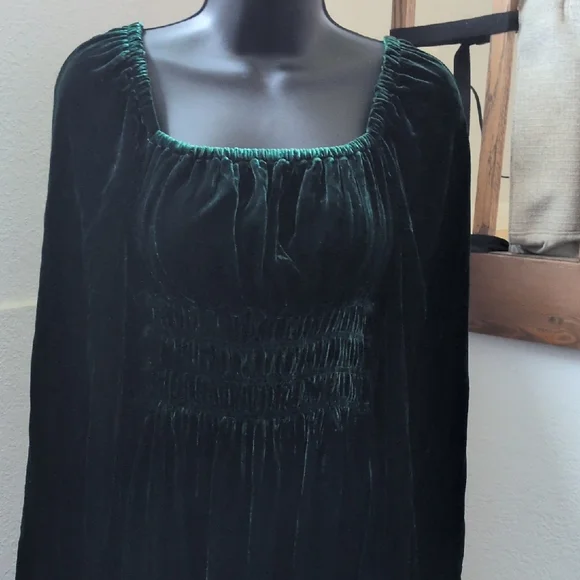 ✨ Nwt Hill House Jasmine Velvet Nap Dress Size XS - Picture 2 of 7